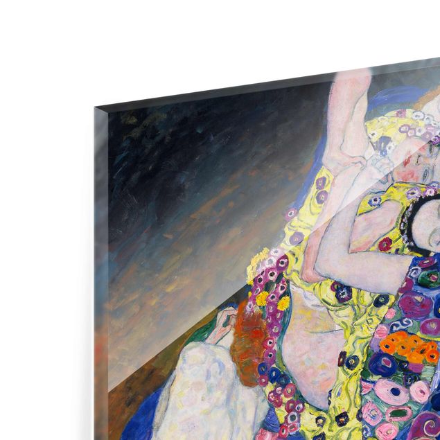 Glasschilderijen Gustav Klimt - The Virgin