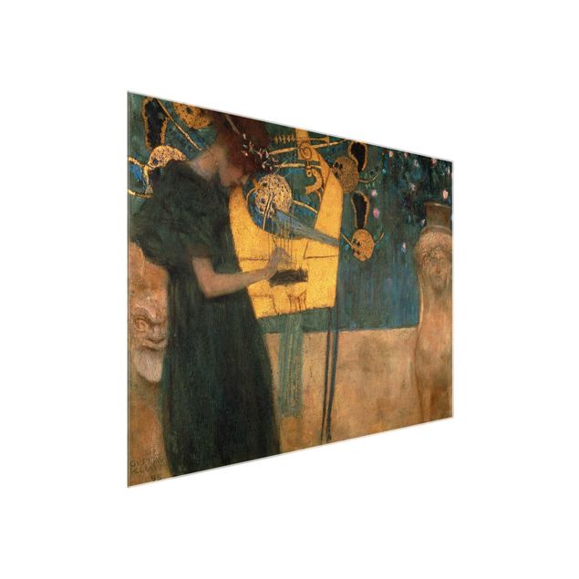 Glasschilderijen Gustav Klimt - Music