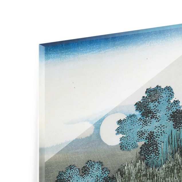 Glasschilderijen Katsushika Hokusai - Rice Carriers (Tokusagari)