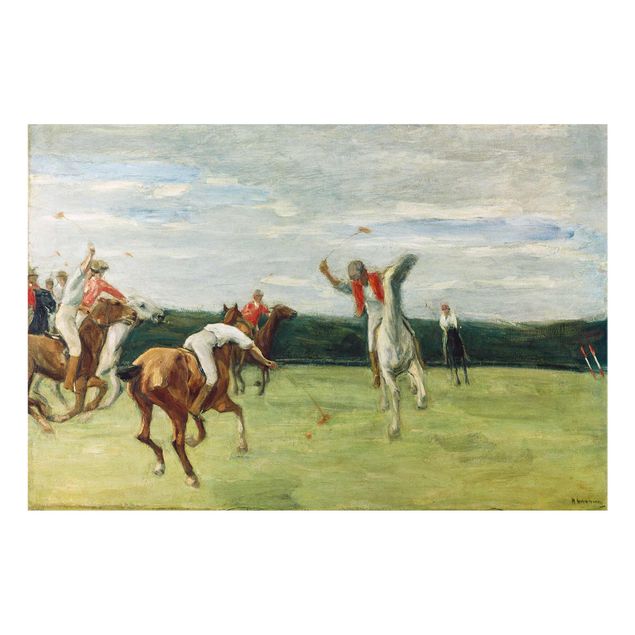 Glasschilderijen Max Liebermann - Polo Player in Jenisch-Park