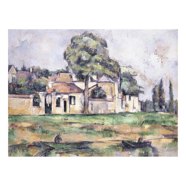 Glasschilderijen Paul Cézanne - Banks Of The Marne