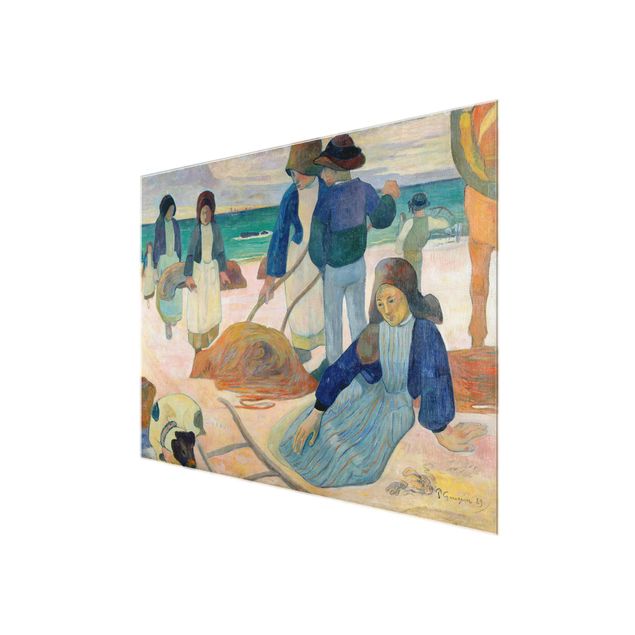 Glasschilderijen Paul Gauguin - The Kelp Gatherers (Ii)