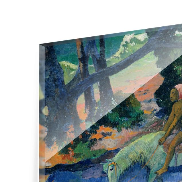 Glasschilderijen Paul Gauguin - Escape, The Ford