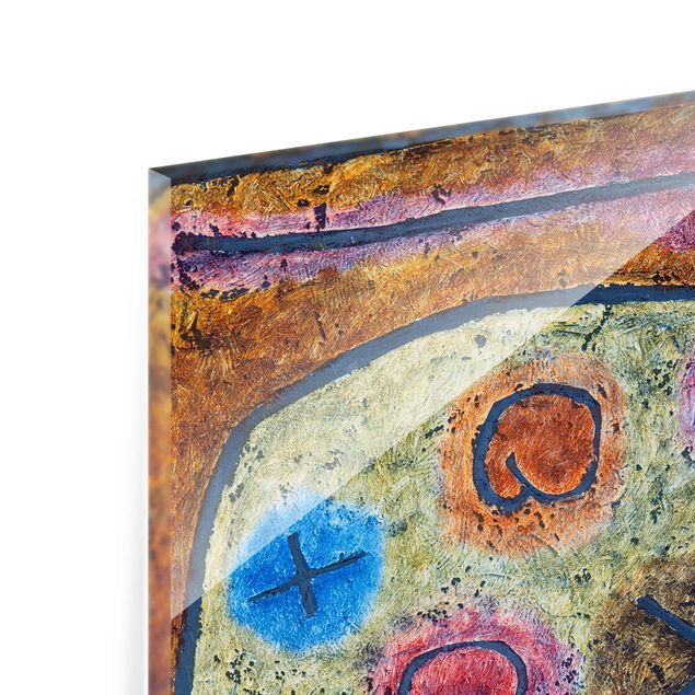 Glasschilderijen Paul Klee - Flowers in Stone