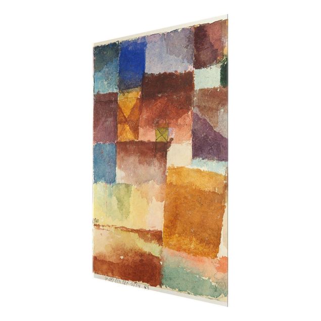 Glasschilderijen Paul Klee - In the Wasteland