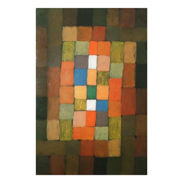 Glasschilderijen Paul Klee - Static-Dynamic Increase