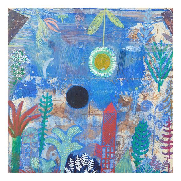 Glasschilderijen Paul Klee - Sunken Landscape