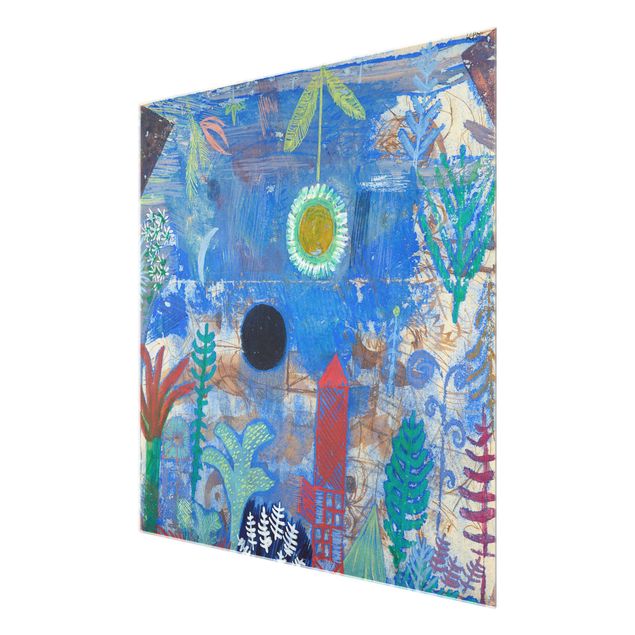 Glasschilderijen Paul Klee - Sunken Landscape