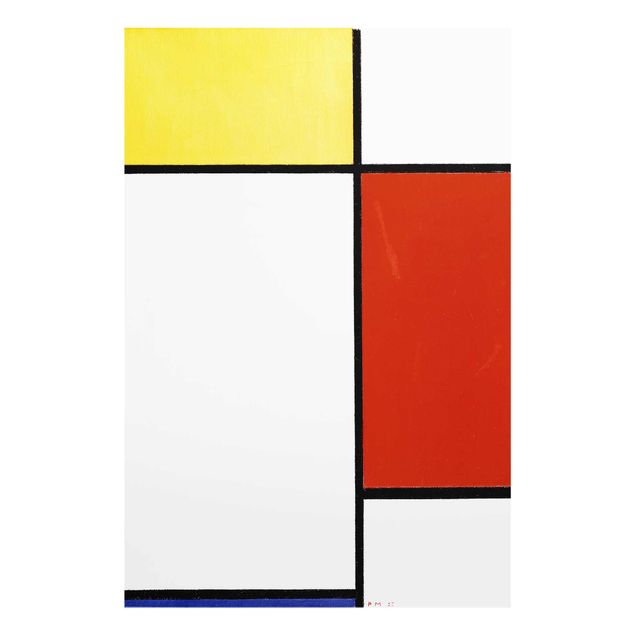 Glasschilderijen Piet Mondrian - Composition I