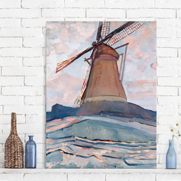 Magnettafel Glas Piet Mondrian - Windmill