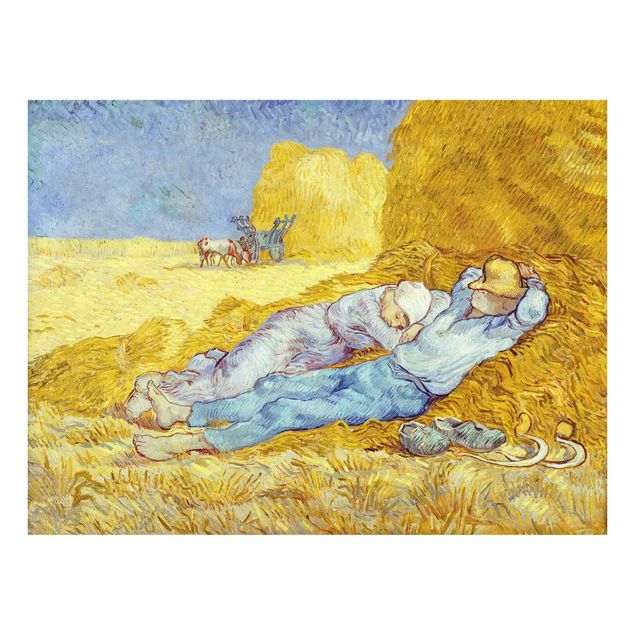 Glasschilderijen Vincent Van Gogh - The Napping