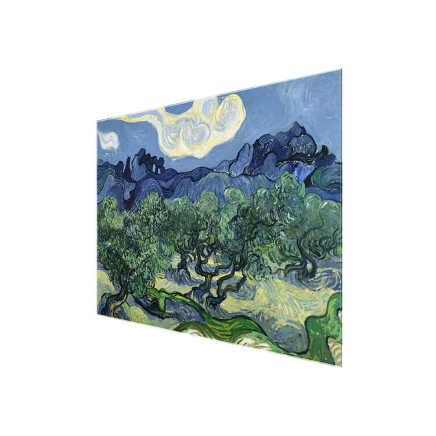 Glasschilderijen Vincent Van Gogh - Olive Trees