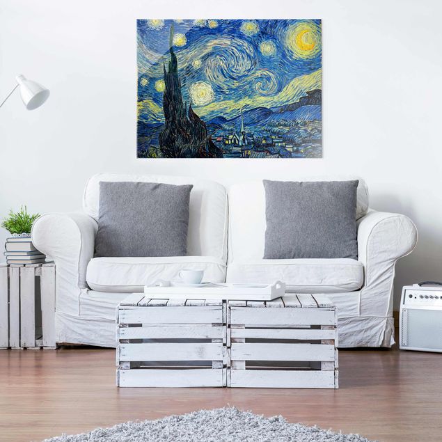 Glasschilderijen Vincent Van Gogh - The Starry Night
