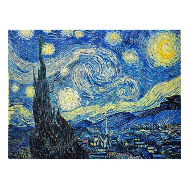 Glasschilderijen Vincent Van Gogh - The Starry Night