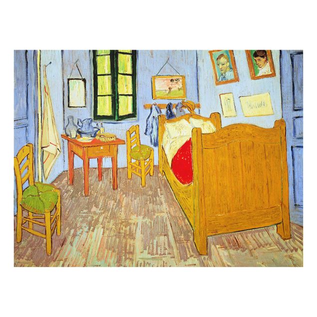 Glasschilderijen Vincent Van Gogh - Bedroom In Arles