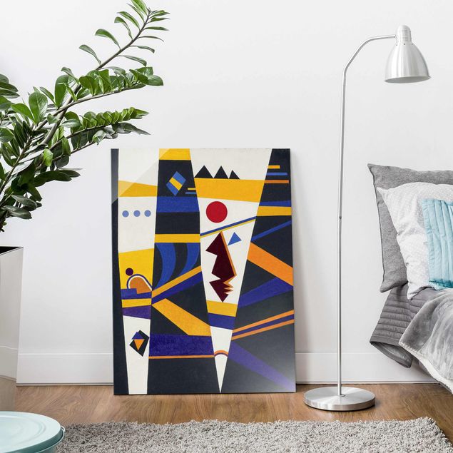 Glasschilderijen Wassily Kandinsky - Binding