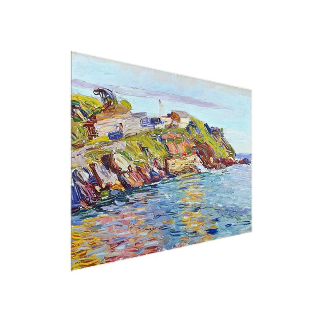 Glasschilderijen Wassily Kandinsky - Rapallo, The Bay