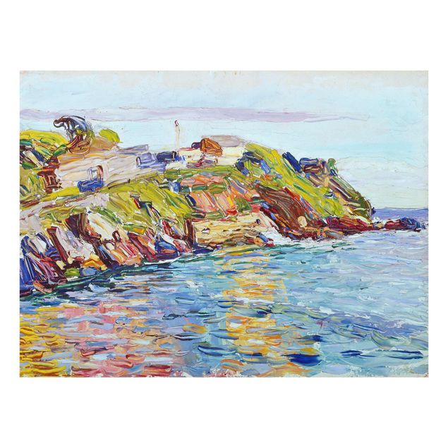 Glasschilderijen Wassily Kandinsky - Rapallo, The Bay