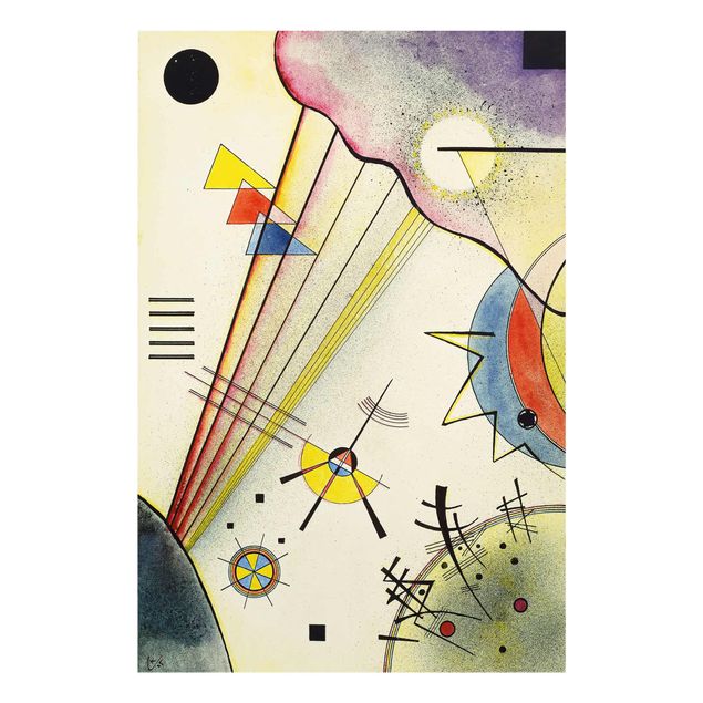 Glasschilderijen Wassily Kandinsky - Significant Connection