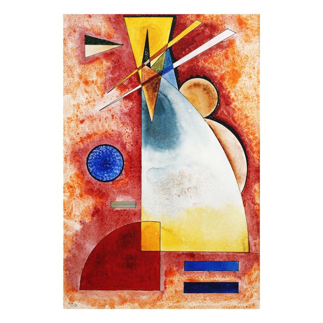 Glasschilderijen Wassily Kandinsky - In One Another