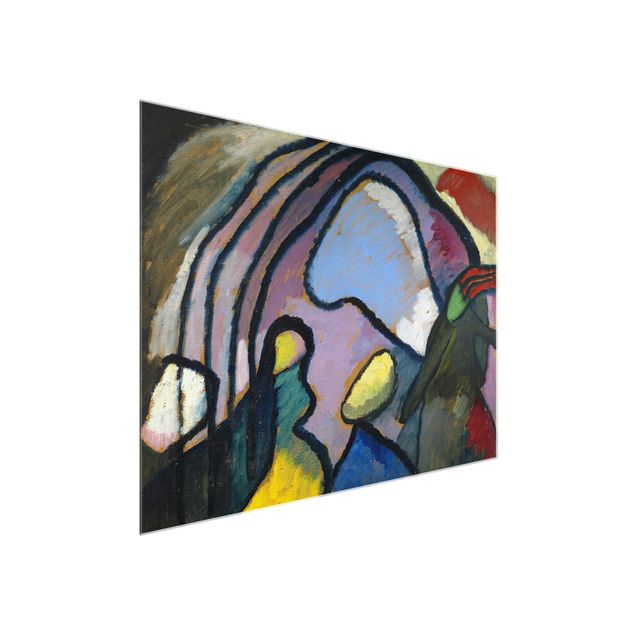 Glasschilderijen Wassily Kandinsky - Study For Improvisation 10