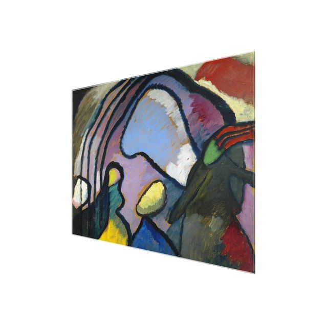 Glasschilderijen Wassily Kandinsky - Study For Improvisation 10