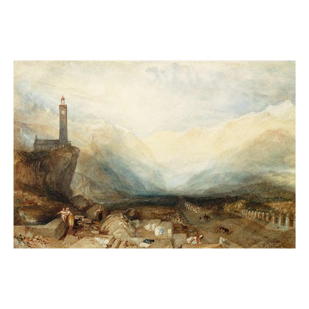 Glasschilderijen William Turner - The Splugen Pass