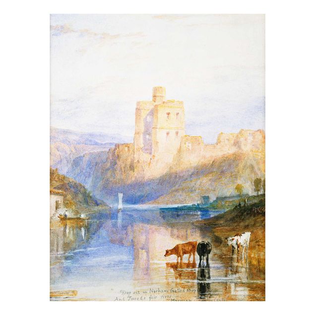 Glasschilderijen William Turner - Norham Castle