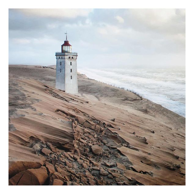 Glasschilderijen Lighthouse In Denmark