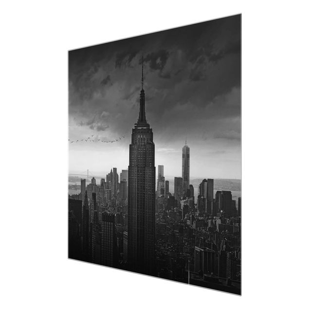 Glasschilderijen New York Rockefeller View