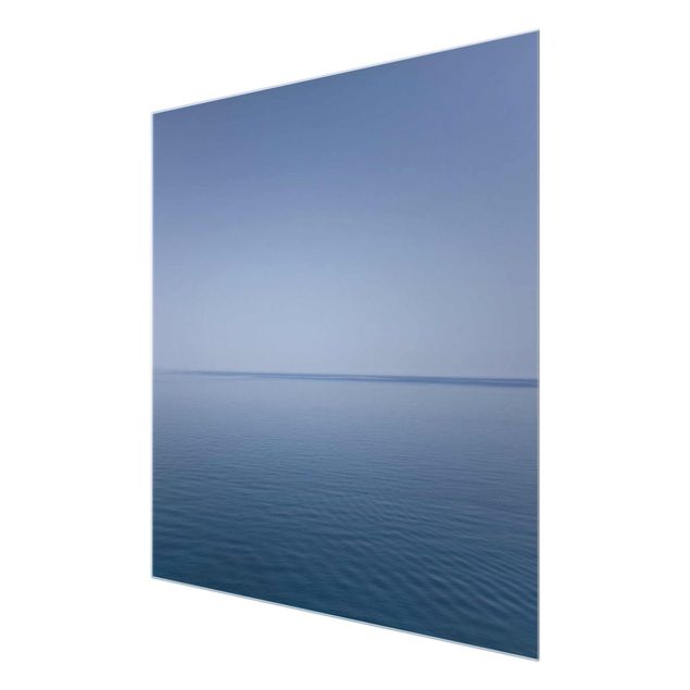 Glasschilderijen Calm Ocean At Dusk