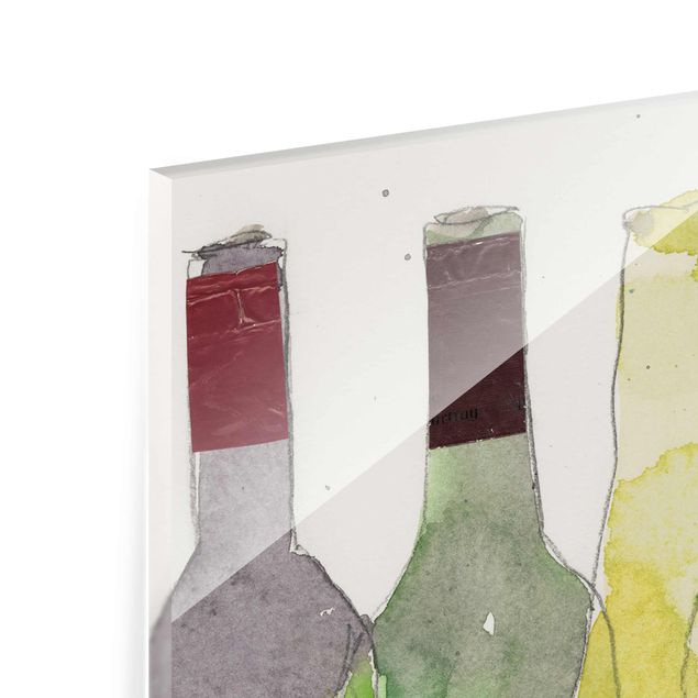 Glasschilderijen Wine & Spirits III