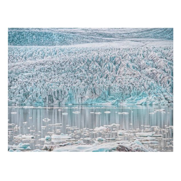 Canvas schilderijen Glacier On Iceland