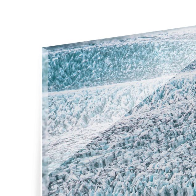 Glasschilderijen Glacier On Iceland