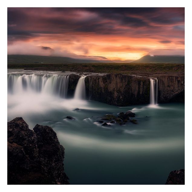 Fotobehang Goðafoss Waterfall In Iceland
