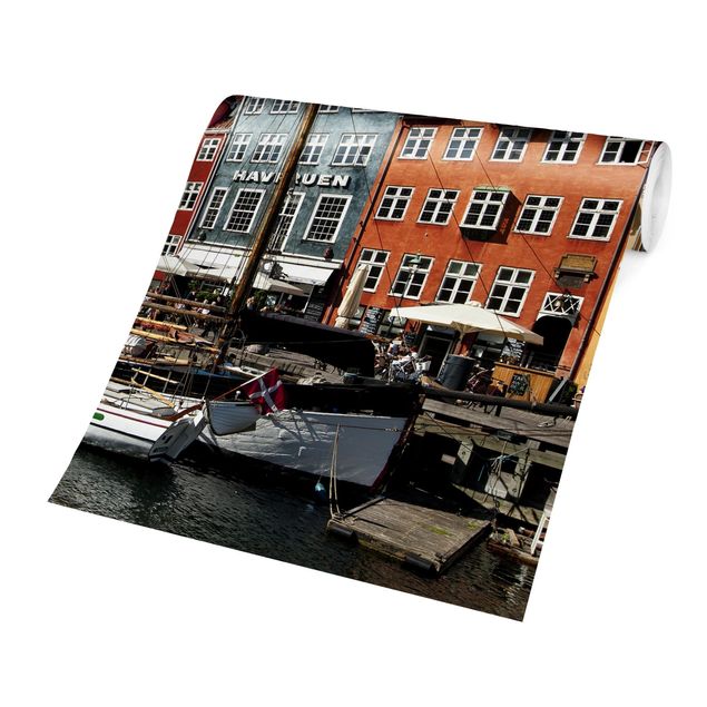 Fotobehang Port In Copenhagen