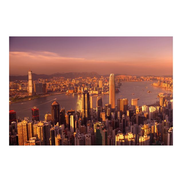 Fotobehang Hong Kong Sunset