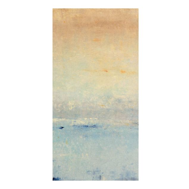 Natuurlijk canvas schilderijen Sun Flowing Into The Ocean