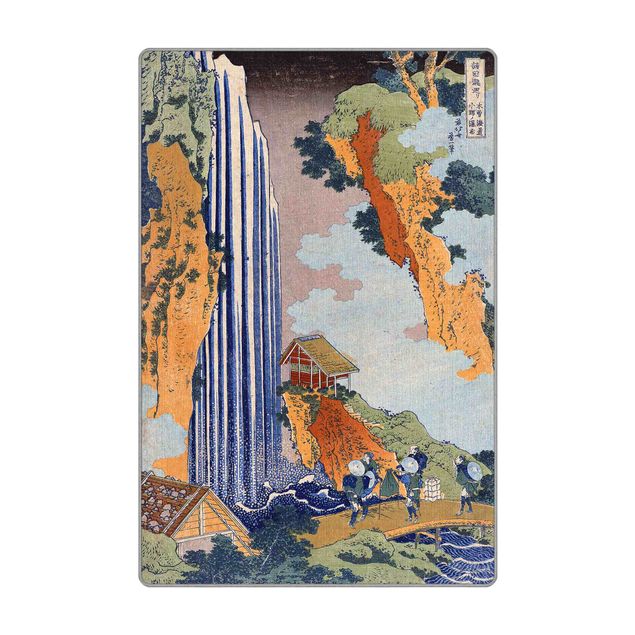 Vloerkleed - Katsushika Hokusai - Ono Waterfall