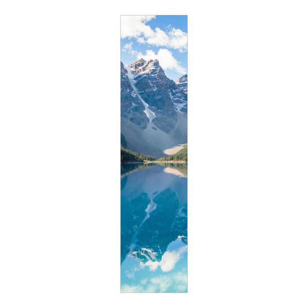 Schuifgordijnen Crystal Clear Mountain Lake