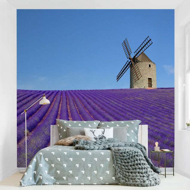 Fotobehang Lavender Scent In The Provence
