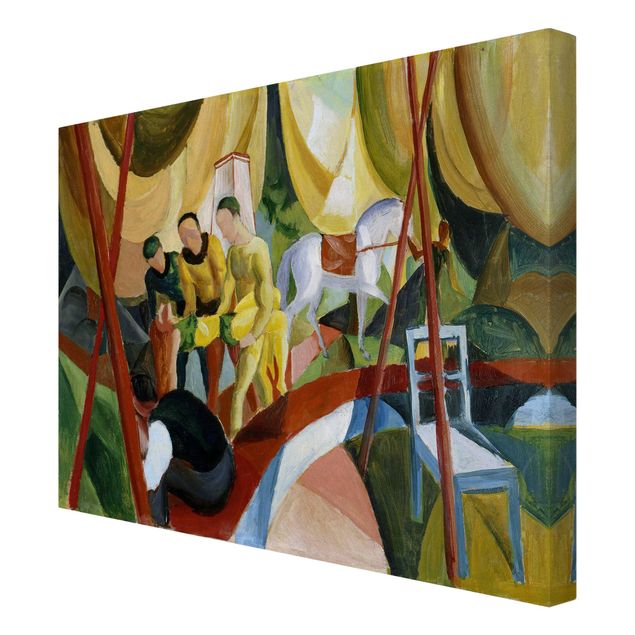 Canvas schilderijen August Macke - Circus