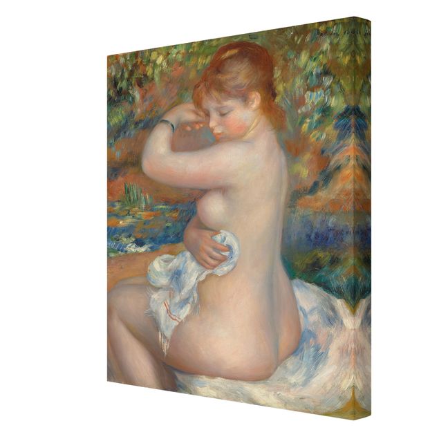 Canvas schilderijen Auguste Renoir - After the Bath