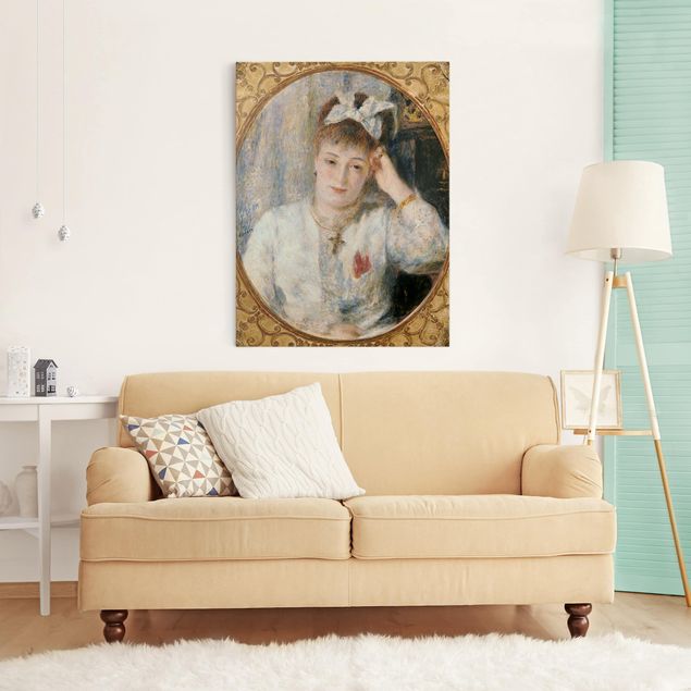 Canvas schilderijen Auguste Renoir - Portrait of Marie Murer