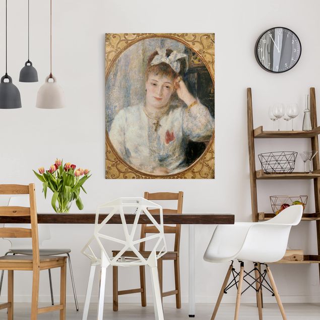 Canvas schilderijen Auguste Renoir - Portrait of Marie Murer
