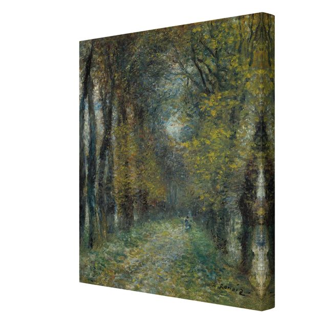 Canvas schilderijen Auguste Renoir - The Allée
