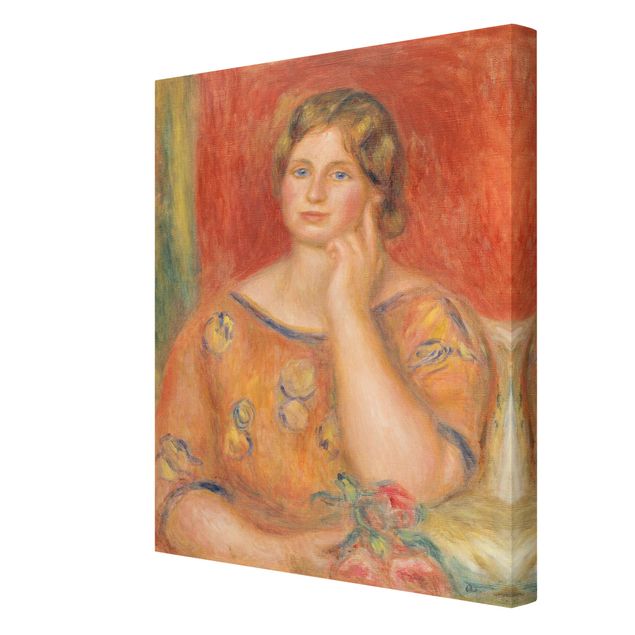 Canvas schilderijen Auguste Renoir - Mrs. Osthaus