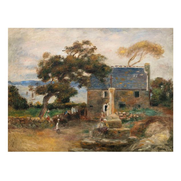 Canvas schilderijen Auguste Renoir - Treboul Near Douardenez, Brittany
