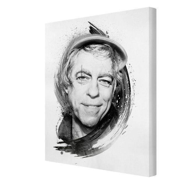 Canvas schilderijen Bob Geldof - Strassenkoeter - Viva Con Agua