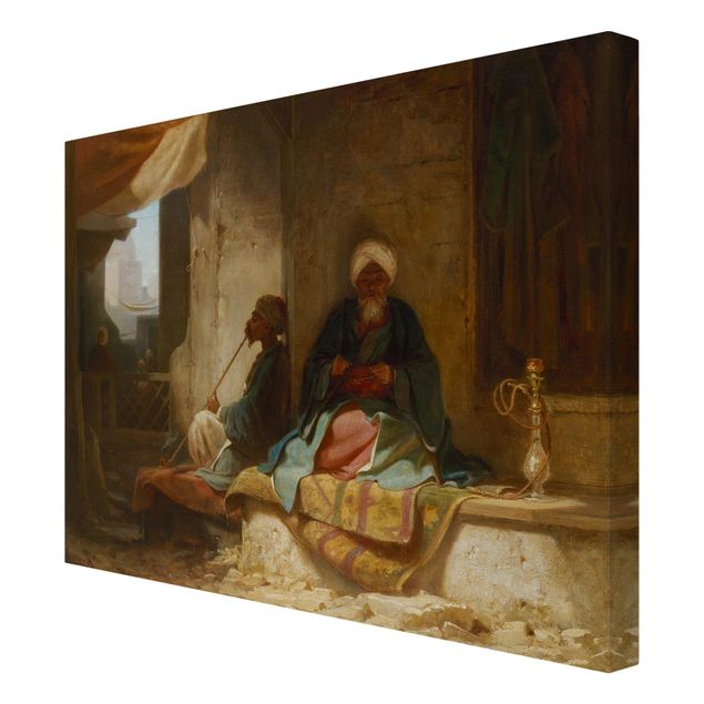 Canvas schilderijen Carl Spitzweg - In The Turkish Bazaar